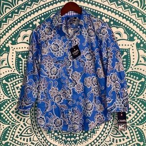 SOLD!!!!!!CHAPS WOMENS BUTTON DOWN !